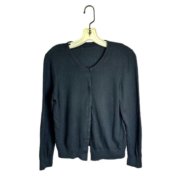 Coach 1941 Black‎ Cardigan Women’s S Long Sleeve Crew Neck Button Front Sweater - Picture 1 of 9